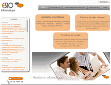 Tablet Screenshot of esio.fr